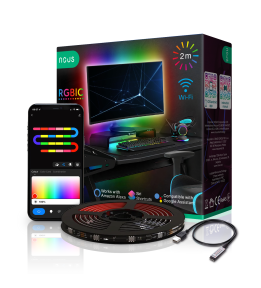 Smart RGBIC 2м TV LED Світлодіодна Стрічка F9