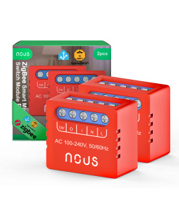 Розумний ZigBee міні-модуль вимикача NOUS B6Z (2 шт.)