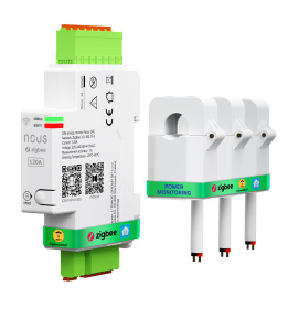 Розумний енергомонітор Nous D4Z DIN ZigBee 120A