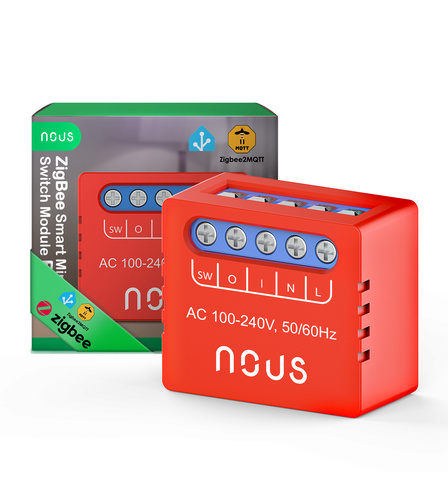 Розумний ZigBee міні-модуль вимикача NOUS B6Z