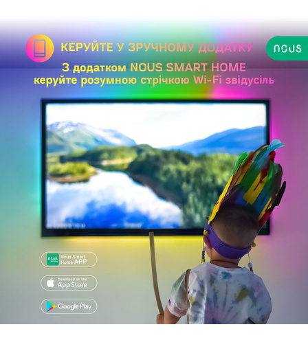 Smart RGBIC 2м TV LED Світлодіодна Стрічка F9