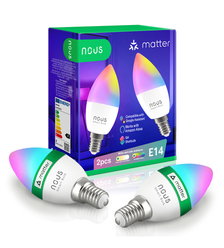 Розумна лампочка NOUS Smart Wifi Bulb P4 (2 шт)