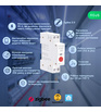 Розумний вимикач Nous D2Z DIN ZigBee 20A