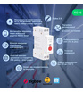 Розумний вимикач Nous D1Z DIN ZigBee 16A