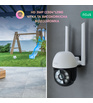 Розумна зовнішня WiFi PTZ IP камера Nous W6 (3MP)